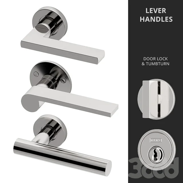 Door Lever Handles Nanz N ° 2065, 2096, 2106